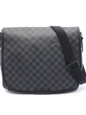 Louis Vuitton Shoulder Bag Renzo Canvas Leather